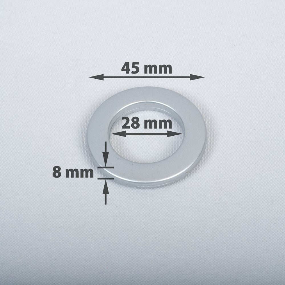 Compressible rings for curtains