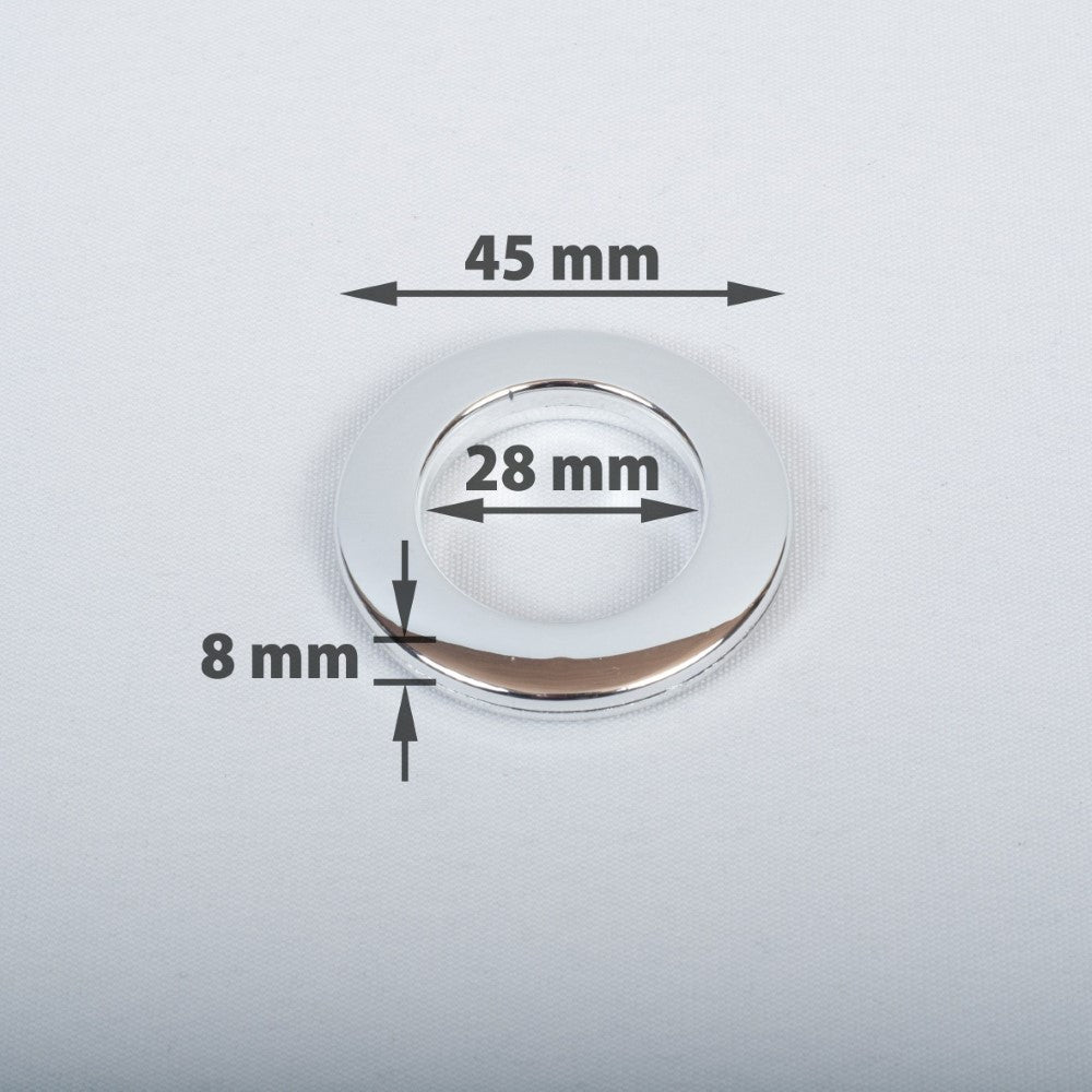 Compressible rings for curtains