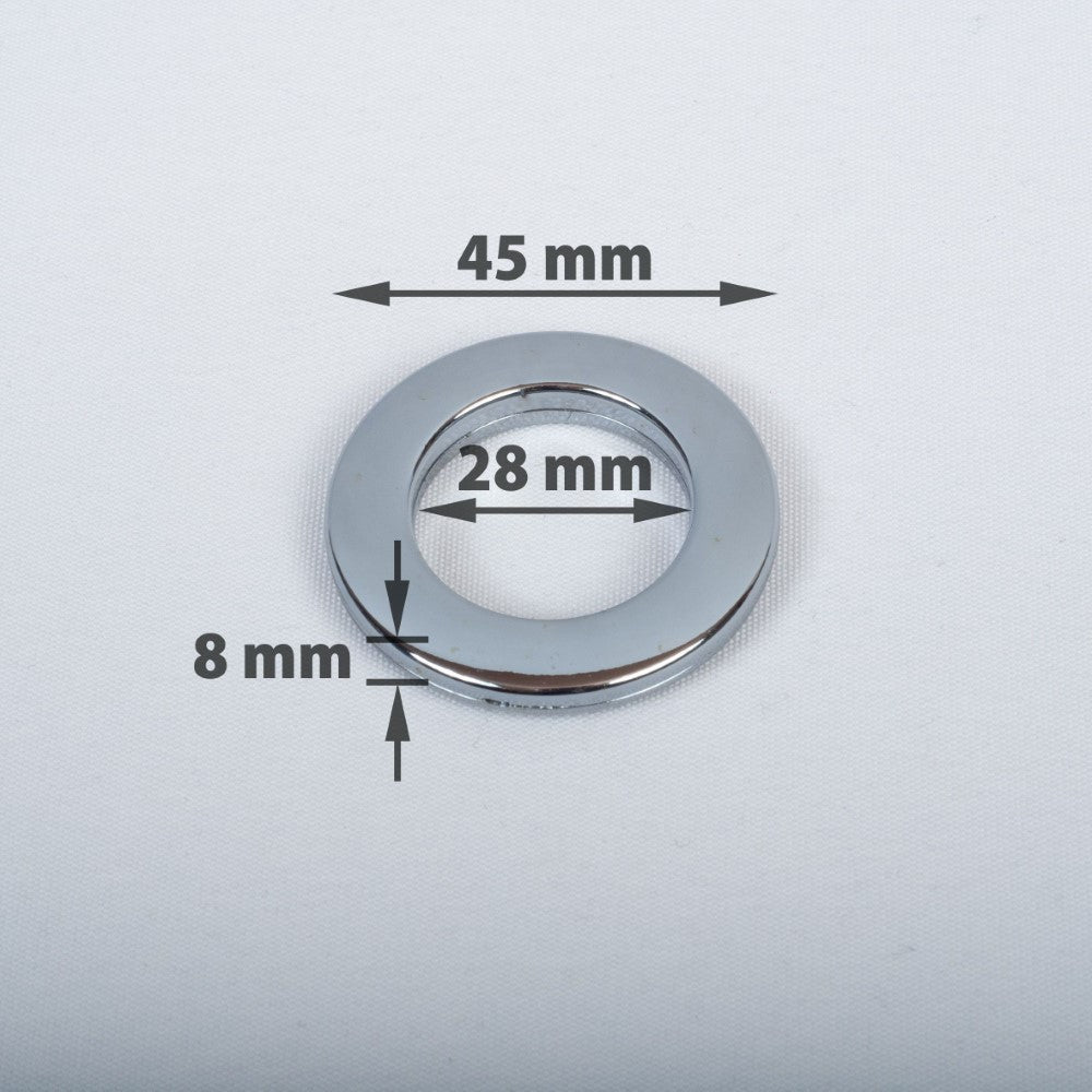 Compressible rings for curtains