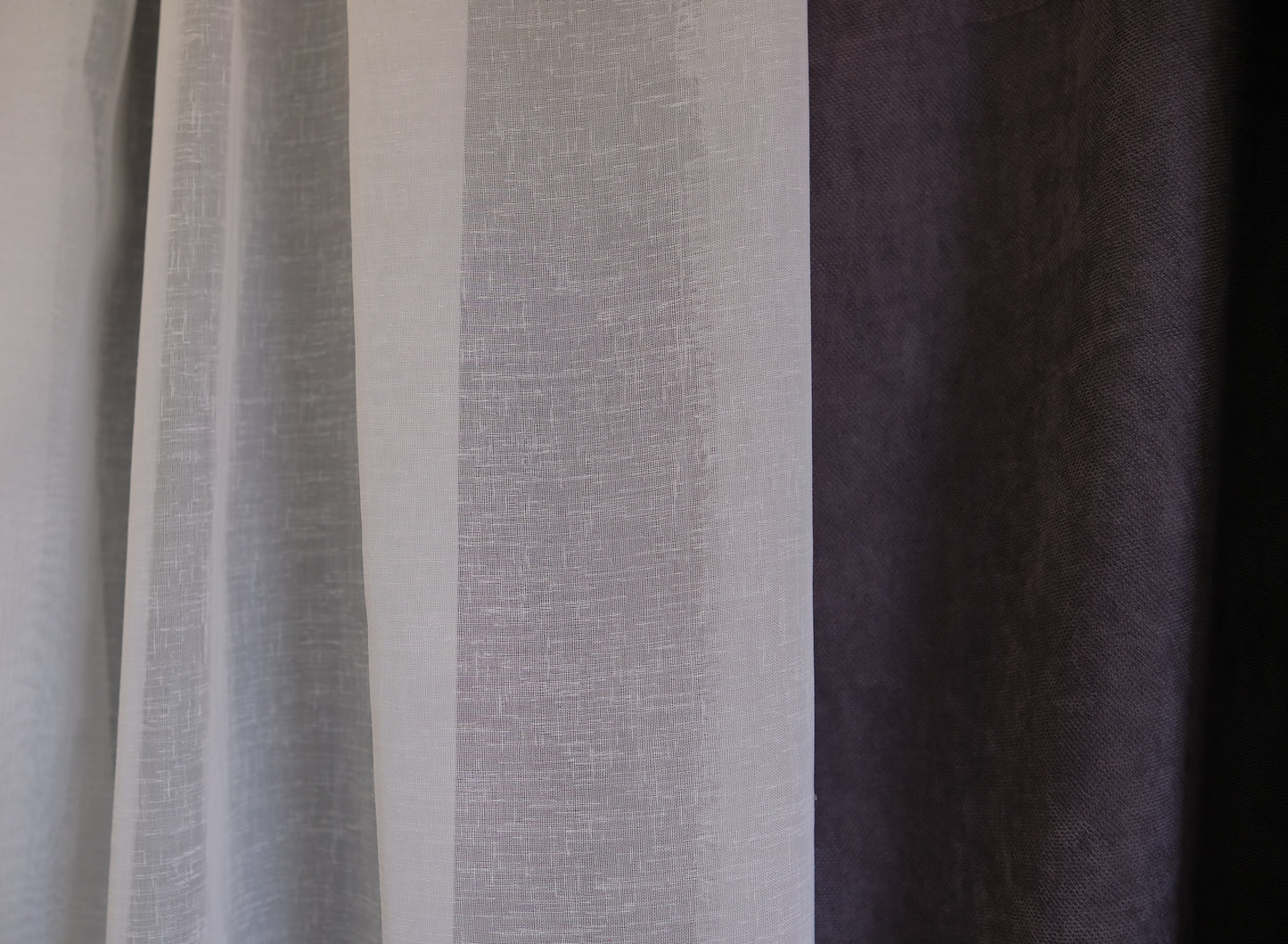 Ткань для тюля - Len (milk)