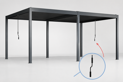 Pergola LEVANTE MANUAL (3×6)