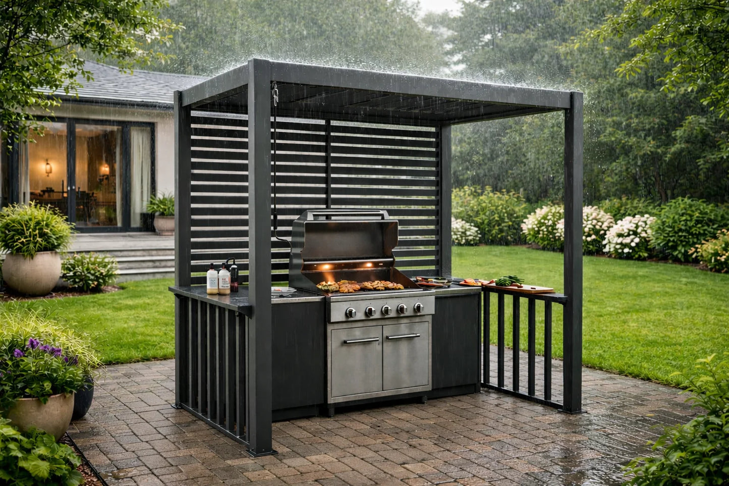BBQ pergola