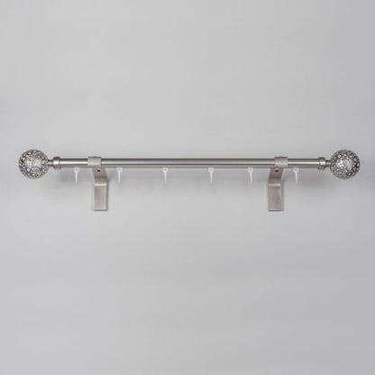 Metal curtain rods "ASPEN-MONACO" (Ø19mm) SETS