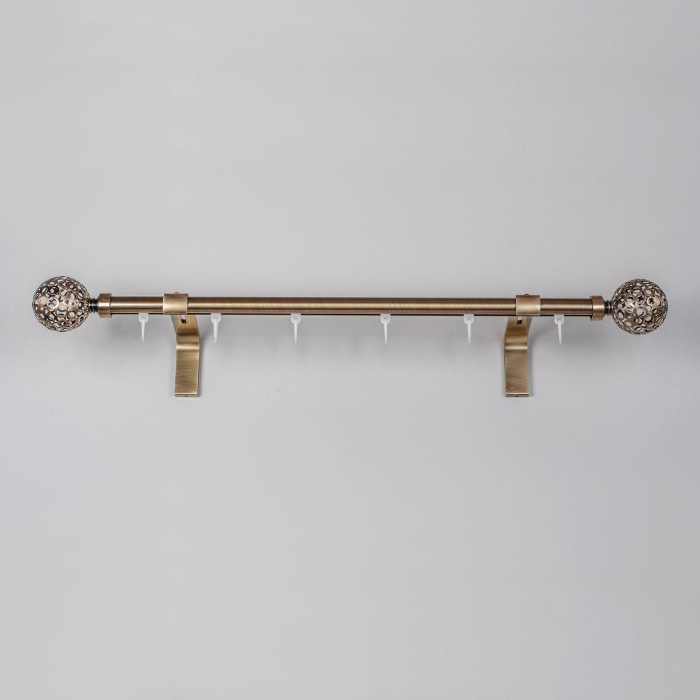 Metal curtain rods "ASPEN-MONACO" (Ø19mm) SETS