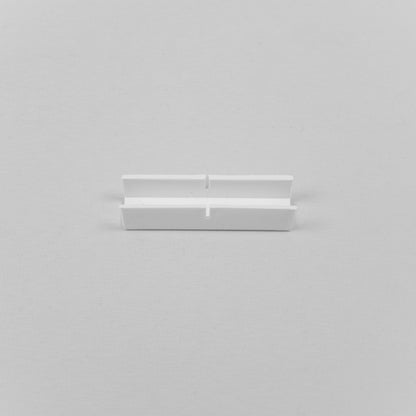 Accessory for ceiling mounted curtain rails white colour