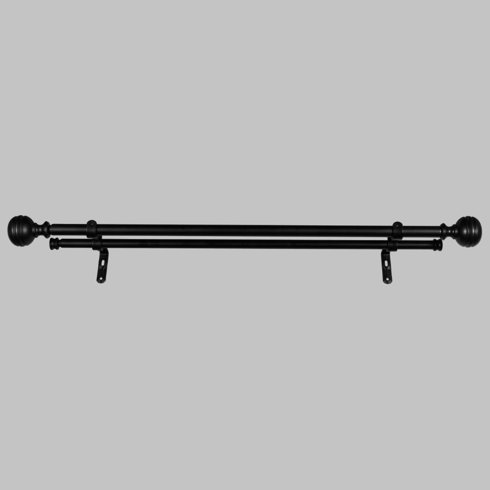 Metal telescopic curtain rod